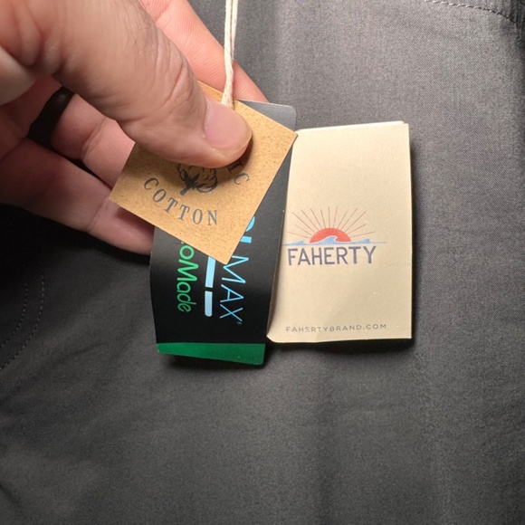 Faherty Movement Five Pocket Pants Men's Size 42 Graphite Grey Performance NWT - Picture 3 of 8